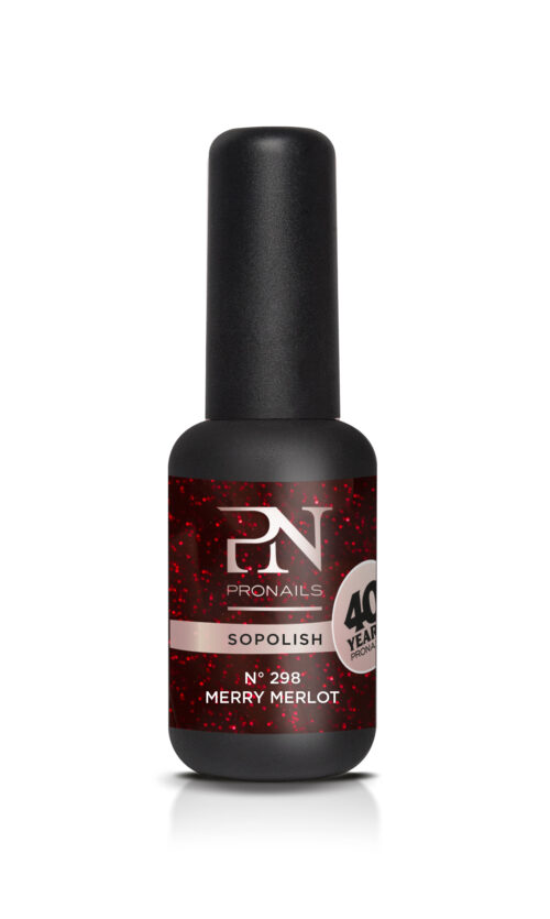 Thera Esthetique Grossiste En Produit Esthetique Bretagne 29742 Sopolish 298 Merry Merlot 8 Ml BlackBottle