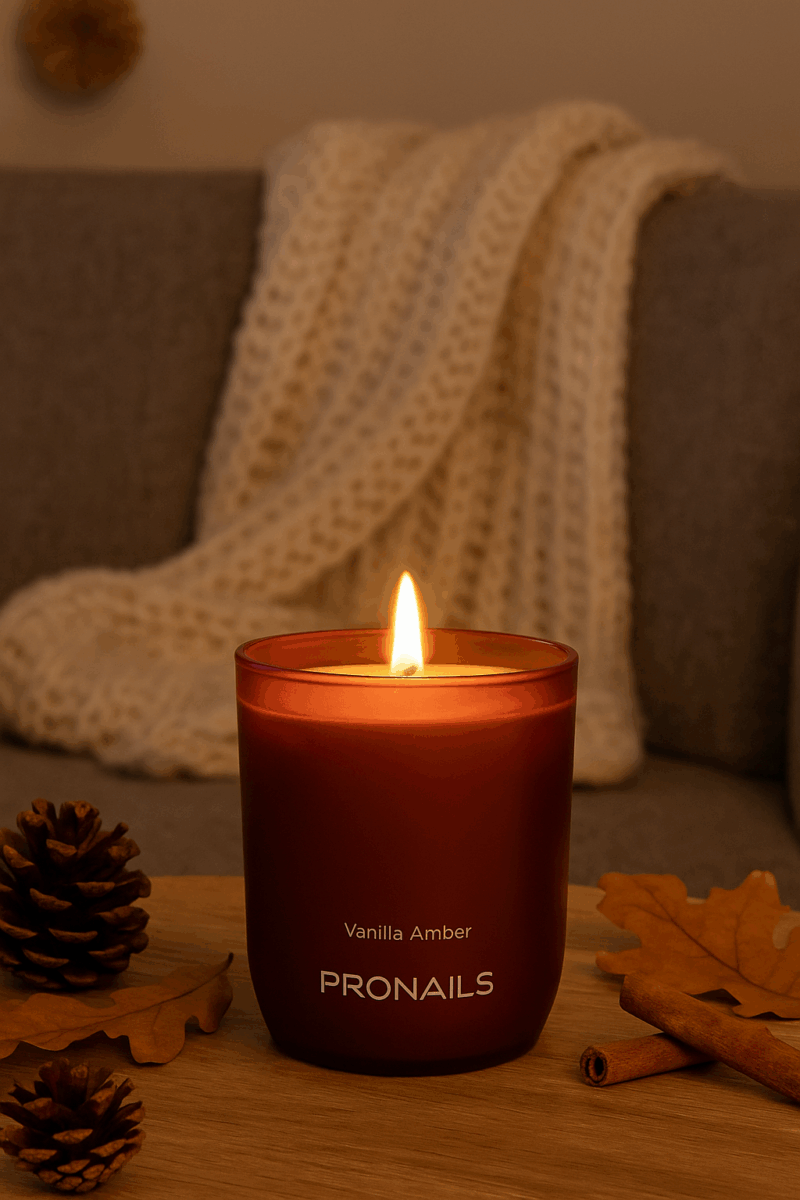 Thera Esthetique Grossiste En Produit Esthetique Bretagne 71467 Vanilla Amber Scented Candle 6
